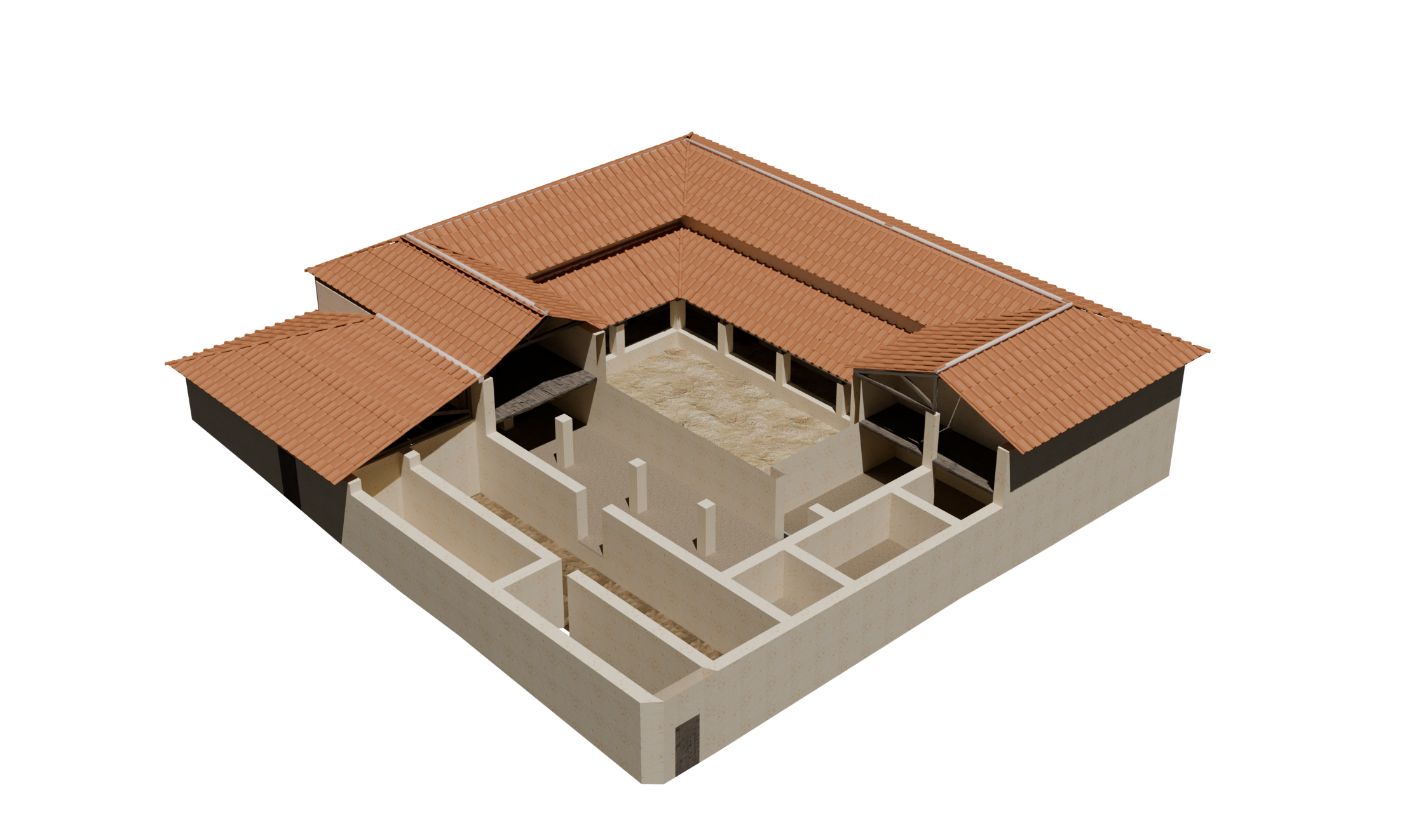 Recreación del castellum de Puig Castellar de Biosca